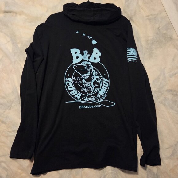 Brand new light material hoodie, super soft cotton/poly, Mens XL - Picture 2 of 2